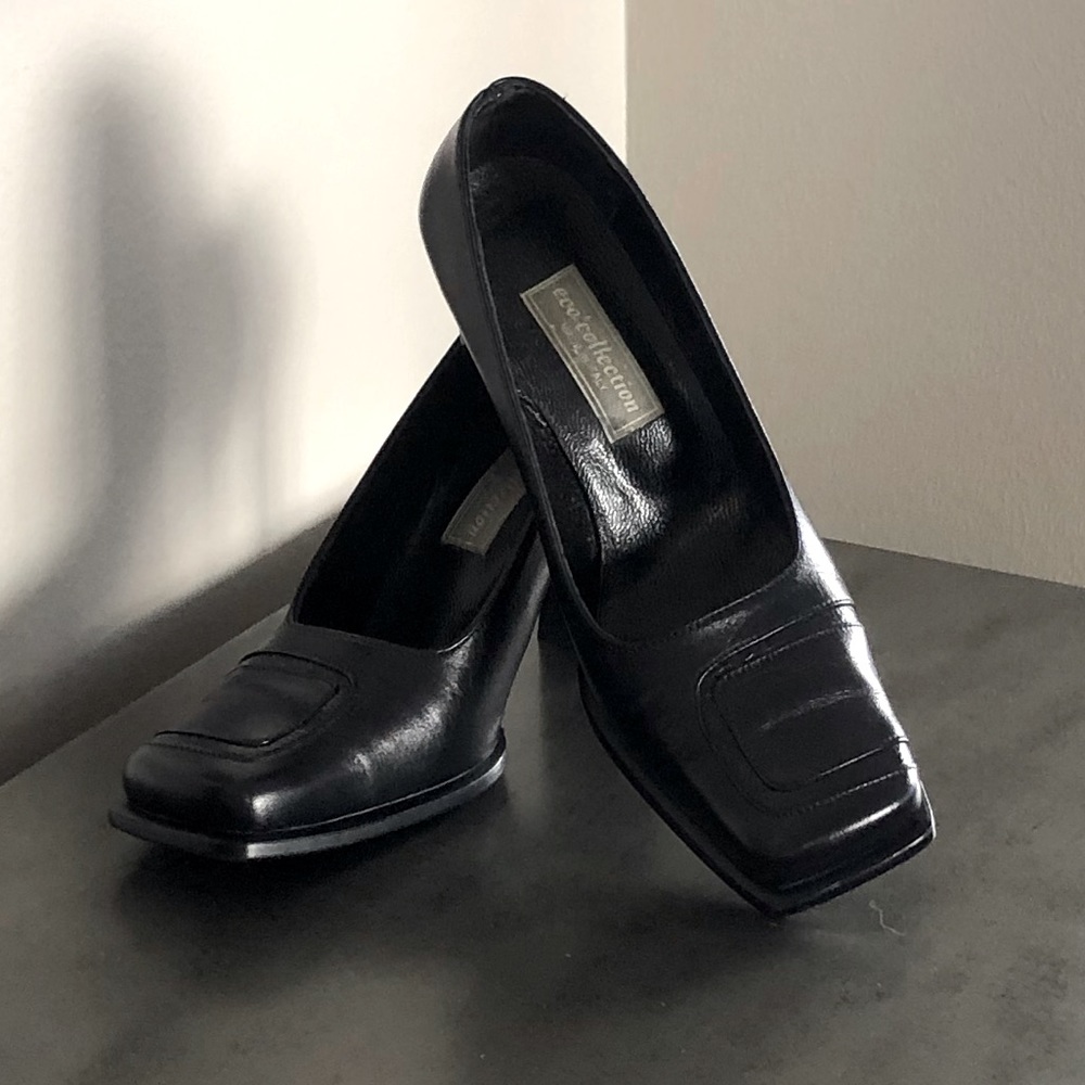 Eco’collection, Italian Vintage shoes black